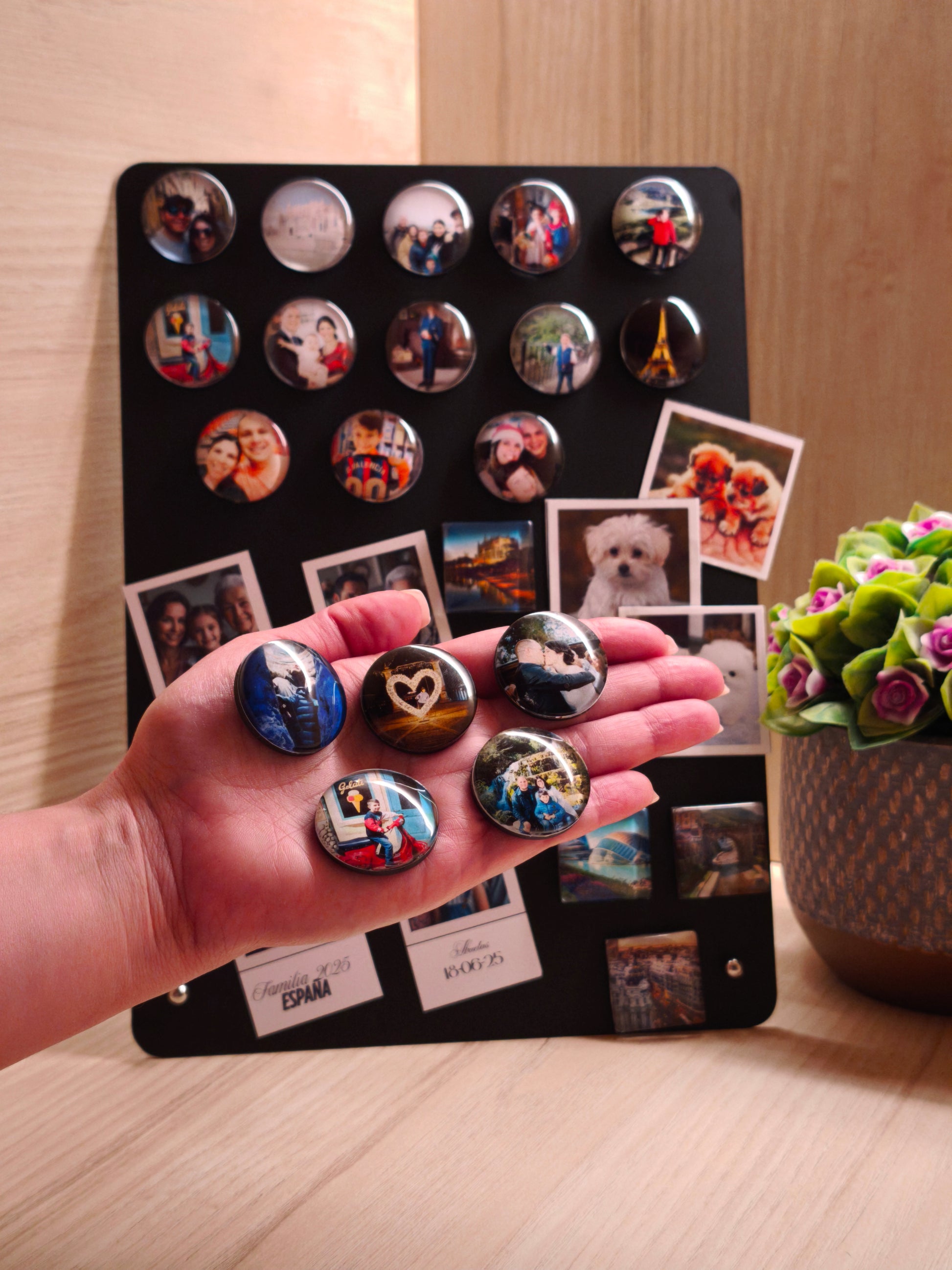 Imanes Personalizados de Burbuja - Redondos SET DE 10 UNIDADES
