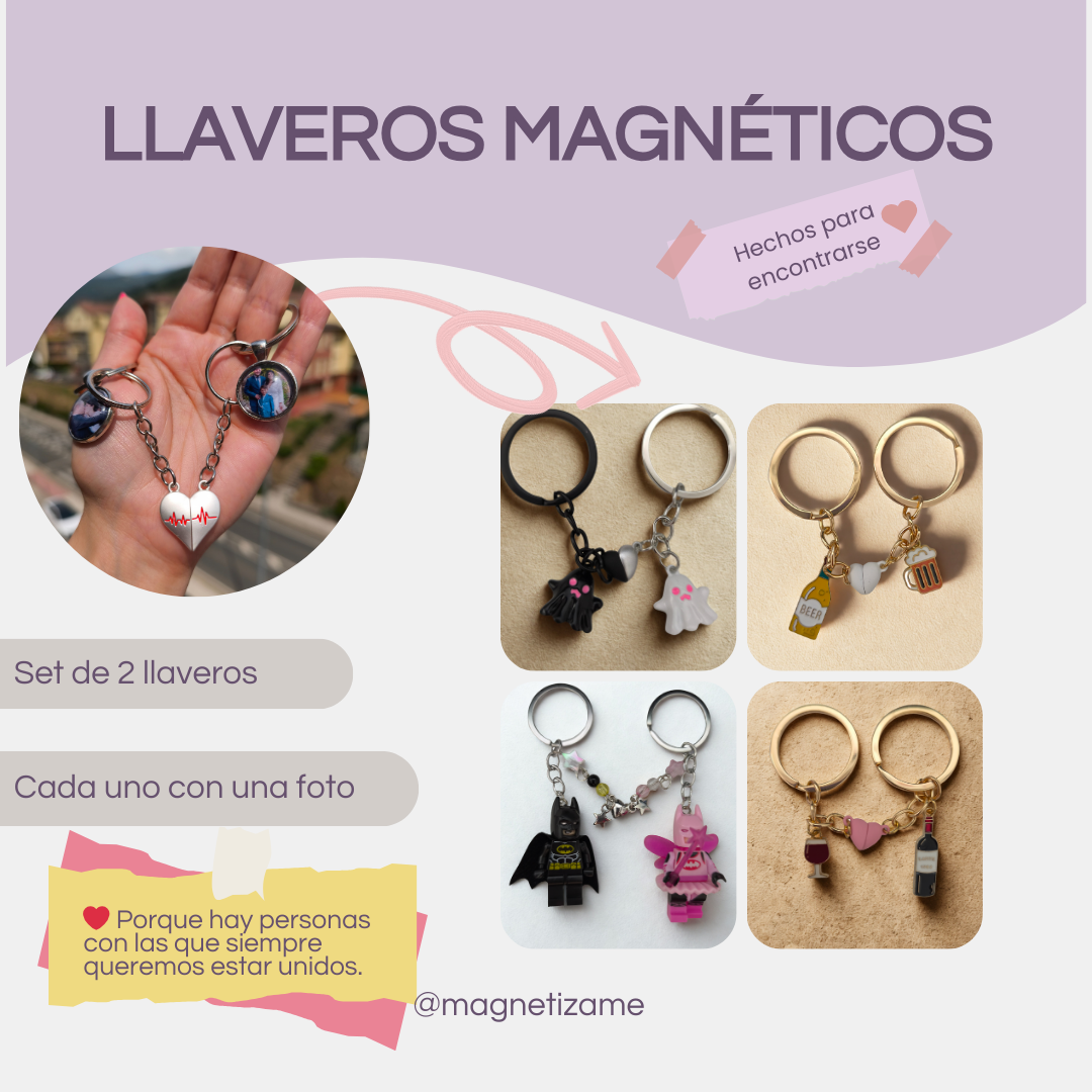 Llaveros con imán