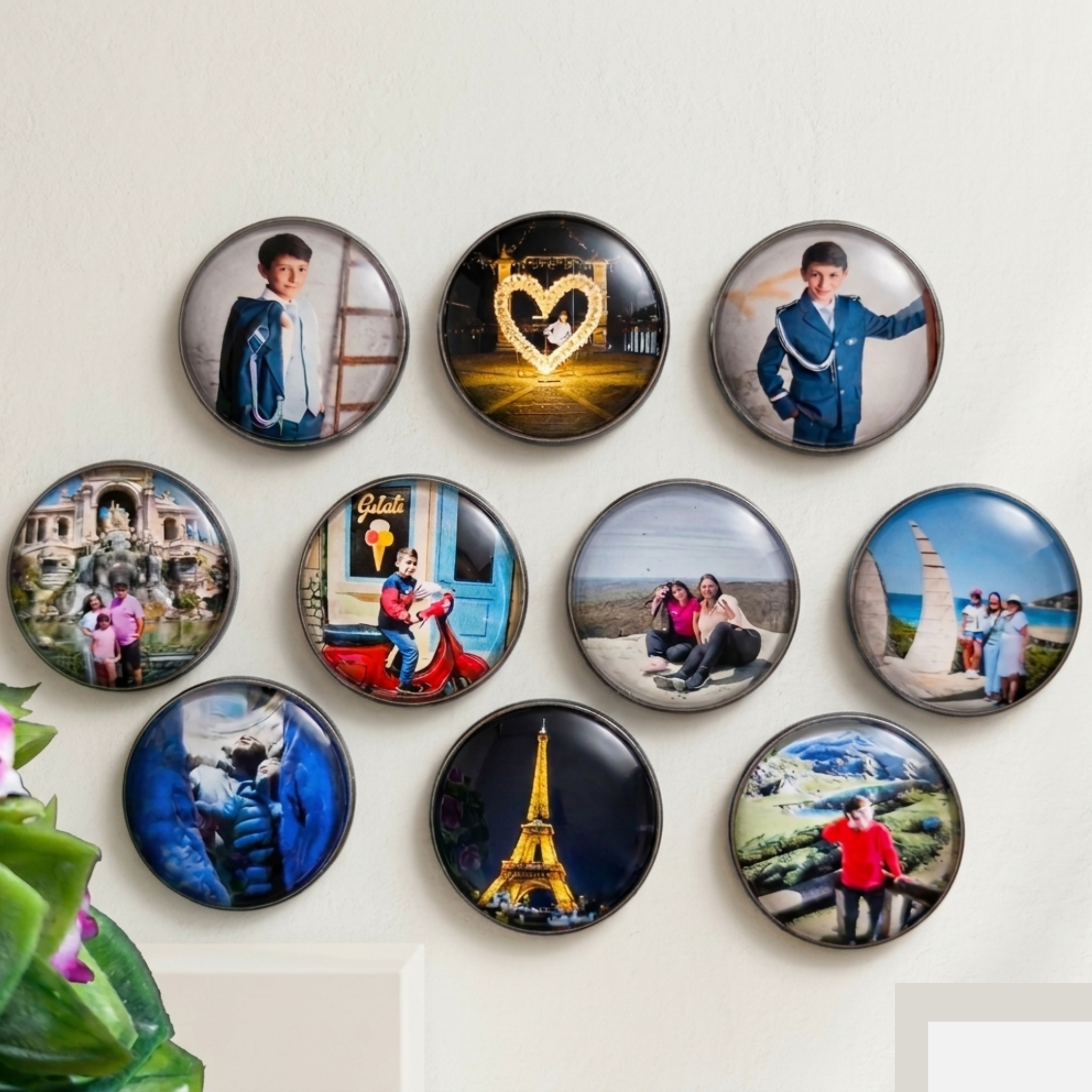 Imanes Personalizados de Burbuja - Redondos PACK DE 10 UNIDADES