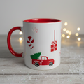 Taza Navidad 350 ml Personalizada – Diseño Festivo con Nombre