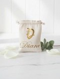 Mini Bag de Algodón 20x15 cm para Comuniones, Bodas y Bautizos | Bolsa de Regalo Personalizable
