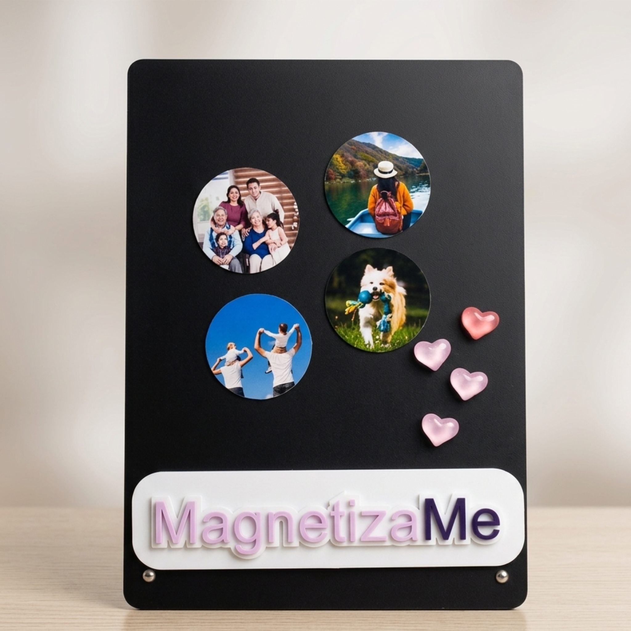 Imanes Redondos Flexibles Personalizados 6 cm Alto Brillo – Pack 12 Unidades | MagnetizaMe