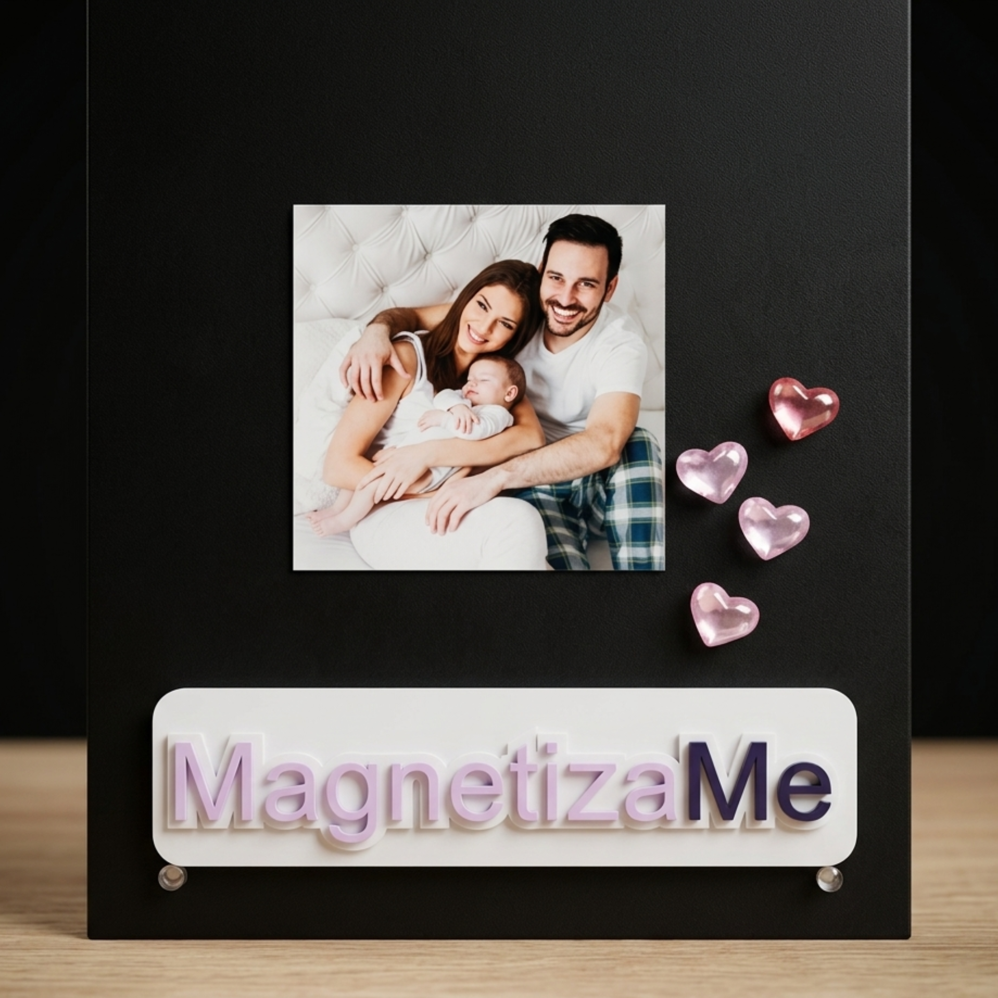 Maxi Imanes Cuadrados Flexibles Personalizados 10 cm Alto Brillo – Pack 4 Unidades | MagnetizaMe