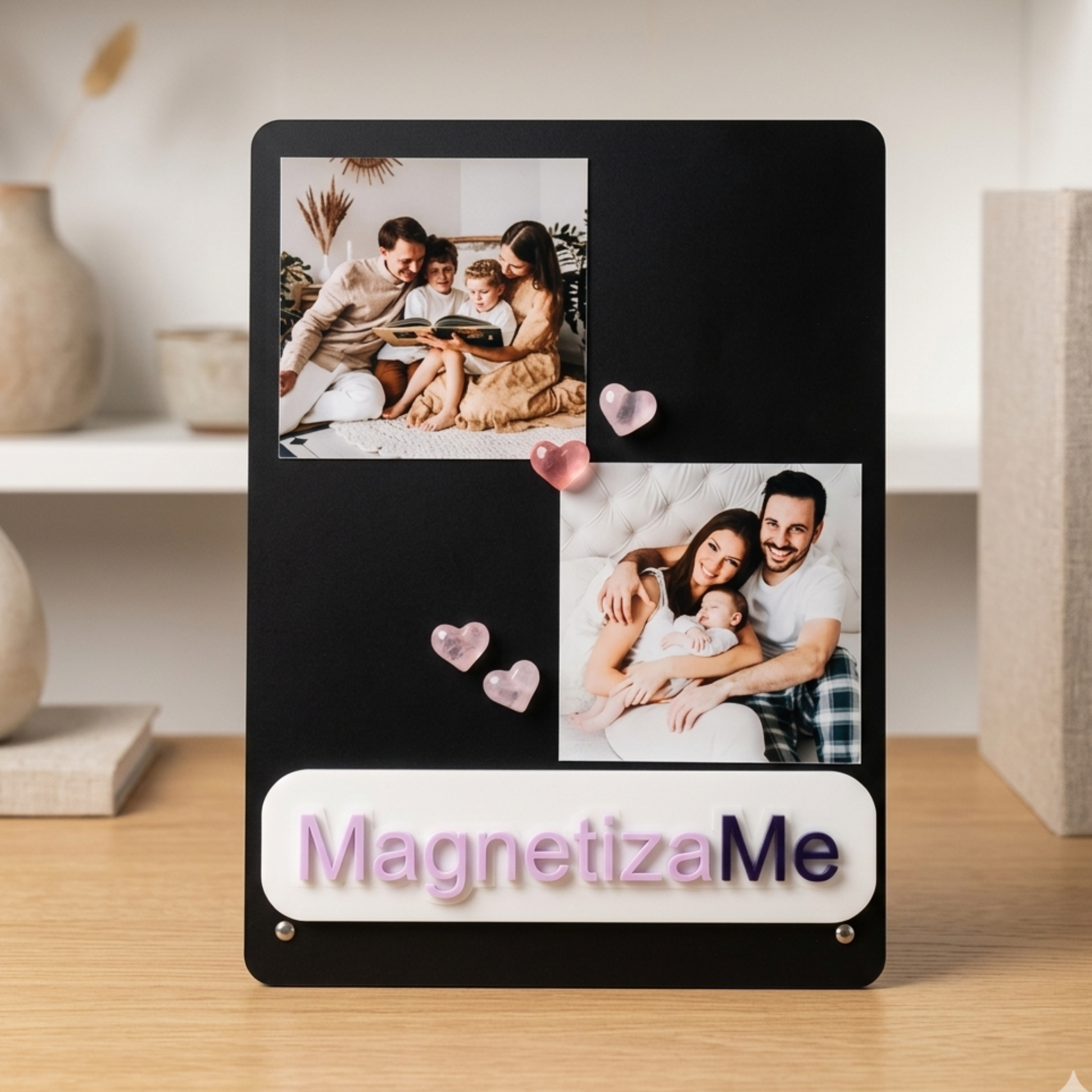 Maxi Imanes Cuadrados Flexibles Personalizados 10 cm Alto Brillo – Pack 4 Unidades | MagnetizaMe