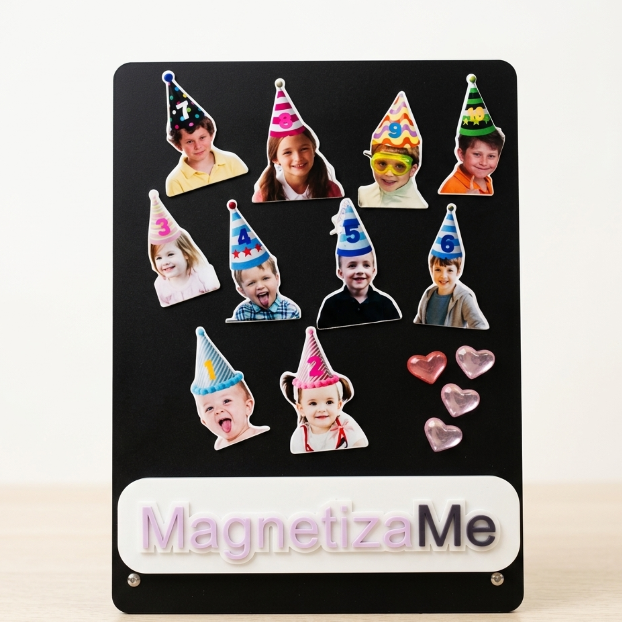 Imanes Party Hat personalizados - Pack de 10 unidades