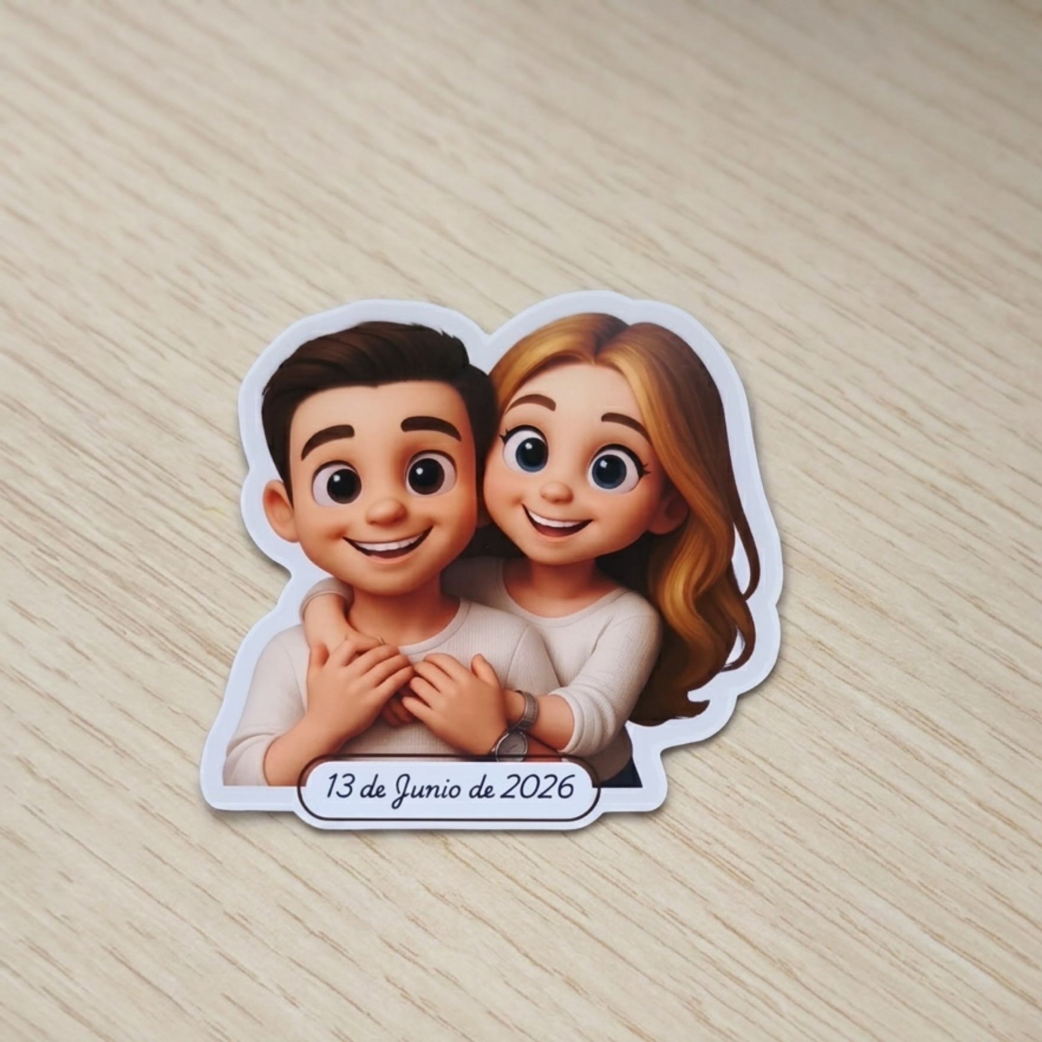 Imanes personalizados Chibi 3D para eventos | Bodas, bautizos y comuniones |Pack 16 Unidades