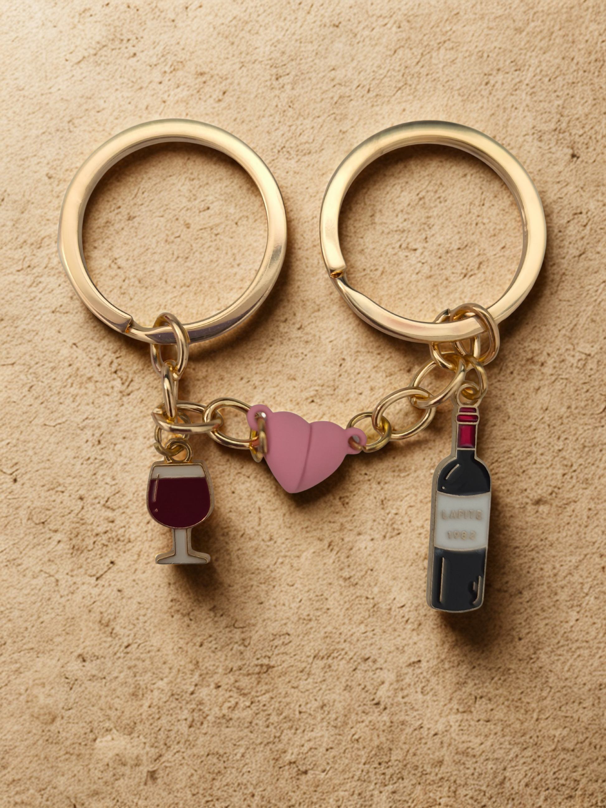 💞 Llaveros Personalizados que se Encuentran - SET DE 2
