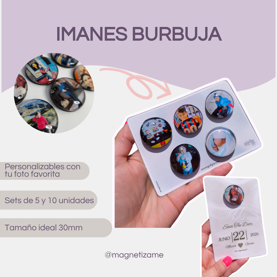imanes personalizados con foto bebé