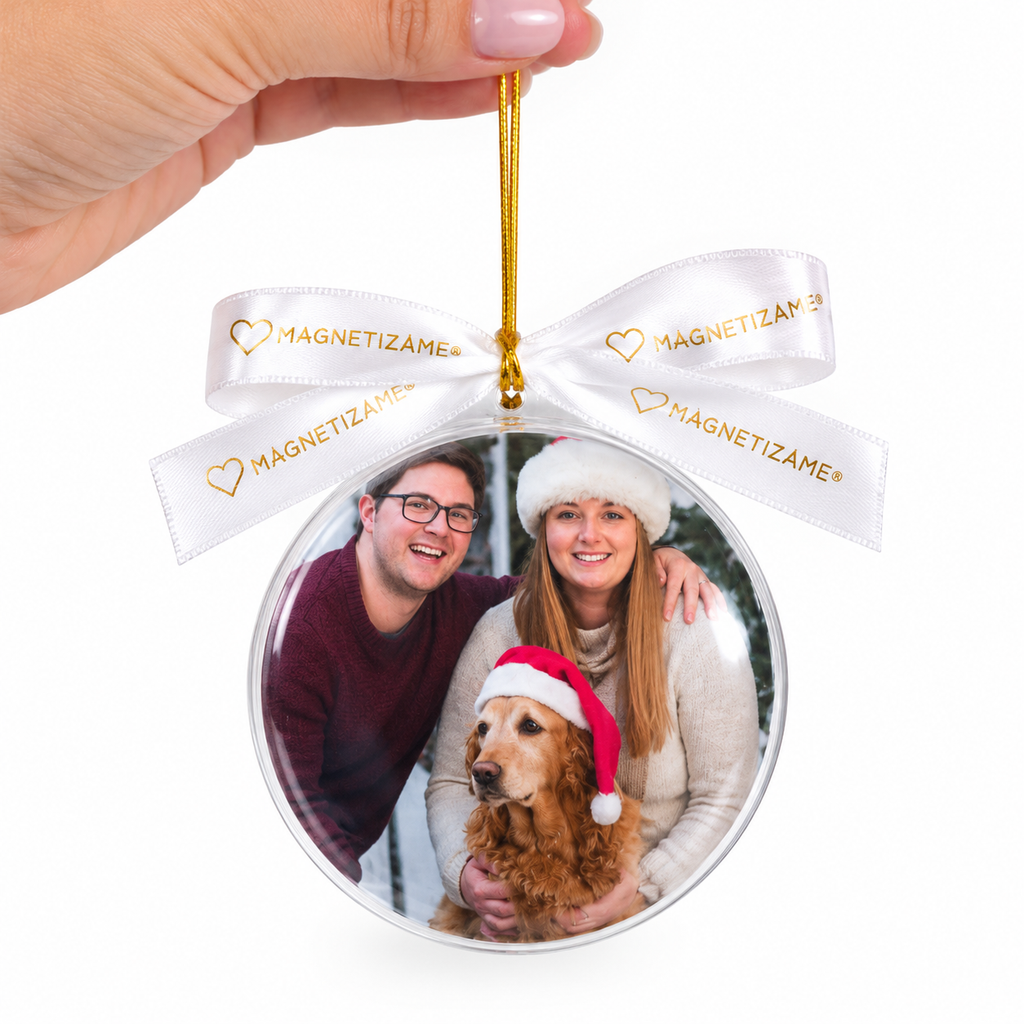 Bola de Navidad Personalizada con Foto a Doble Cara