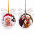Bola de Navidad Personalizada con Foto a Doble Cara