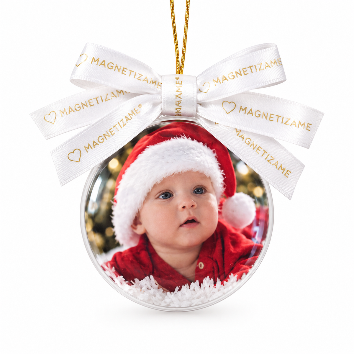 Bola navidad con foto 