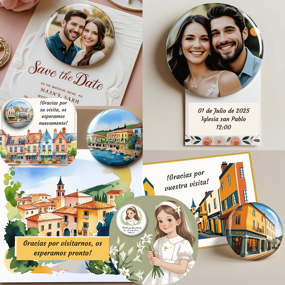 ¿Quieres lotes de productos para Bodas, un Negocio, Fiestas...? Personalizamos tus imanes para cualquier ocasión.