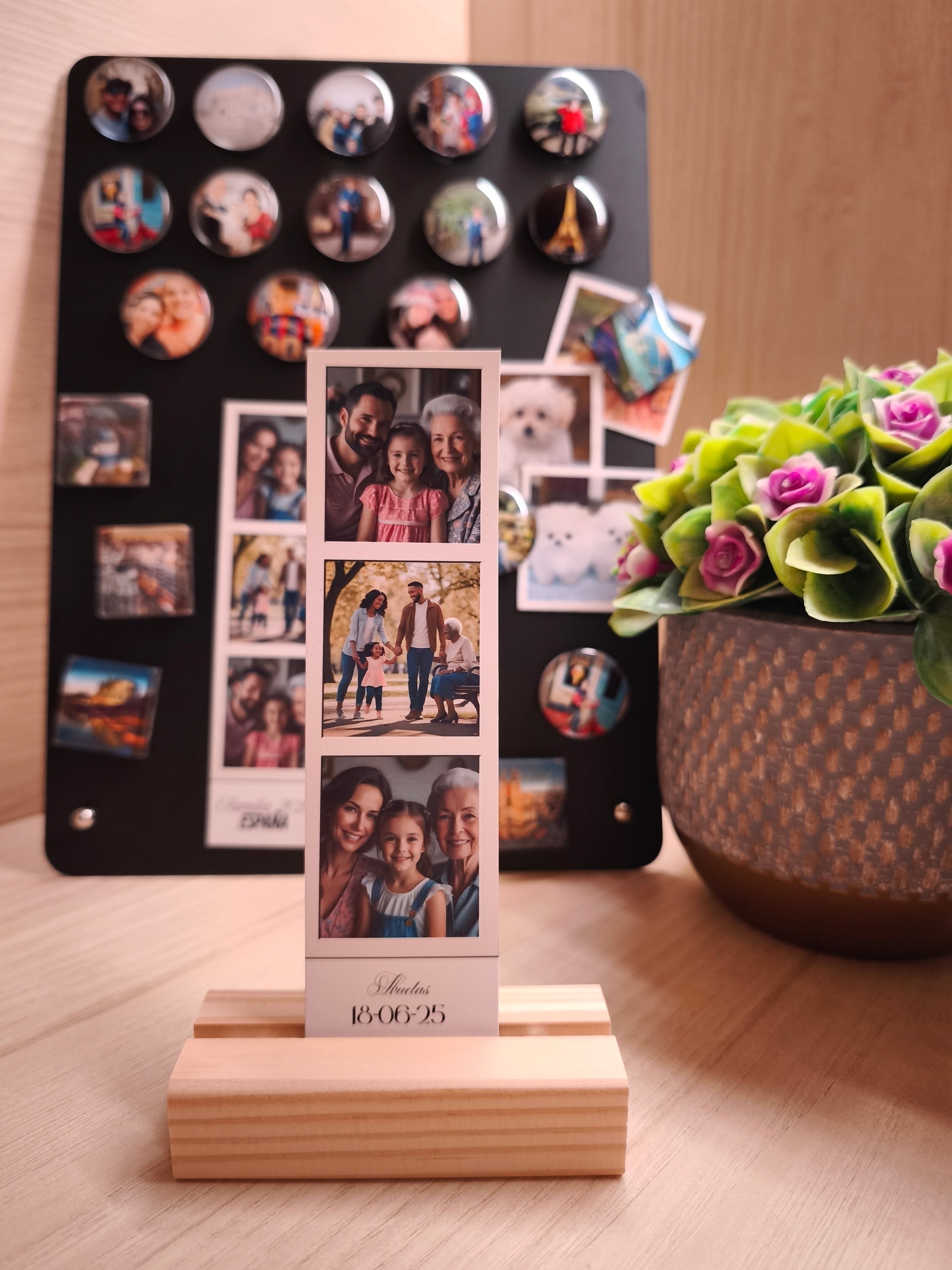 Imanes Fotomatón Personalizados – Set de 2 Unidades
