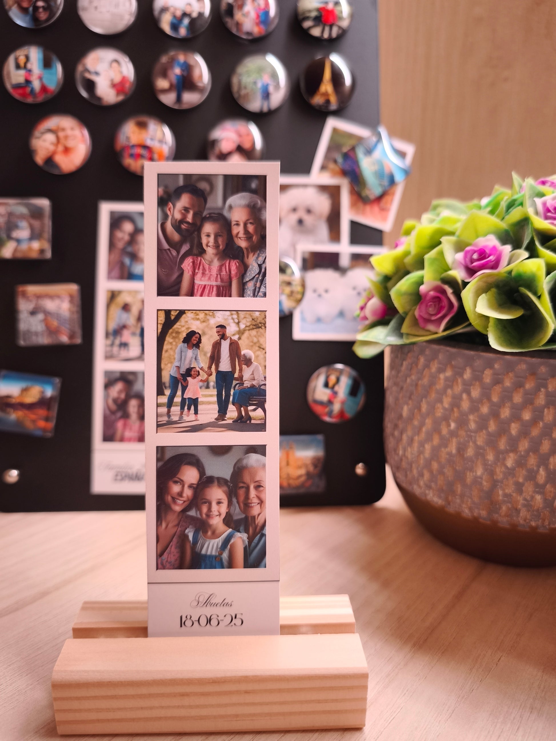 Imanes Fotomatón Personalizados – Set de 2 Unidades