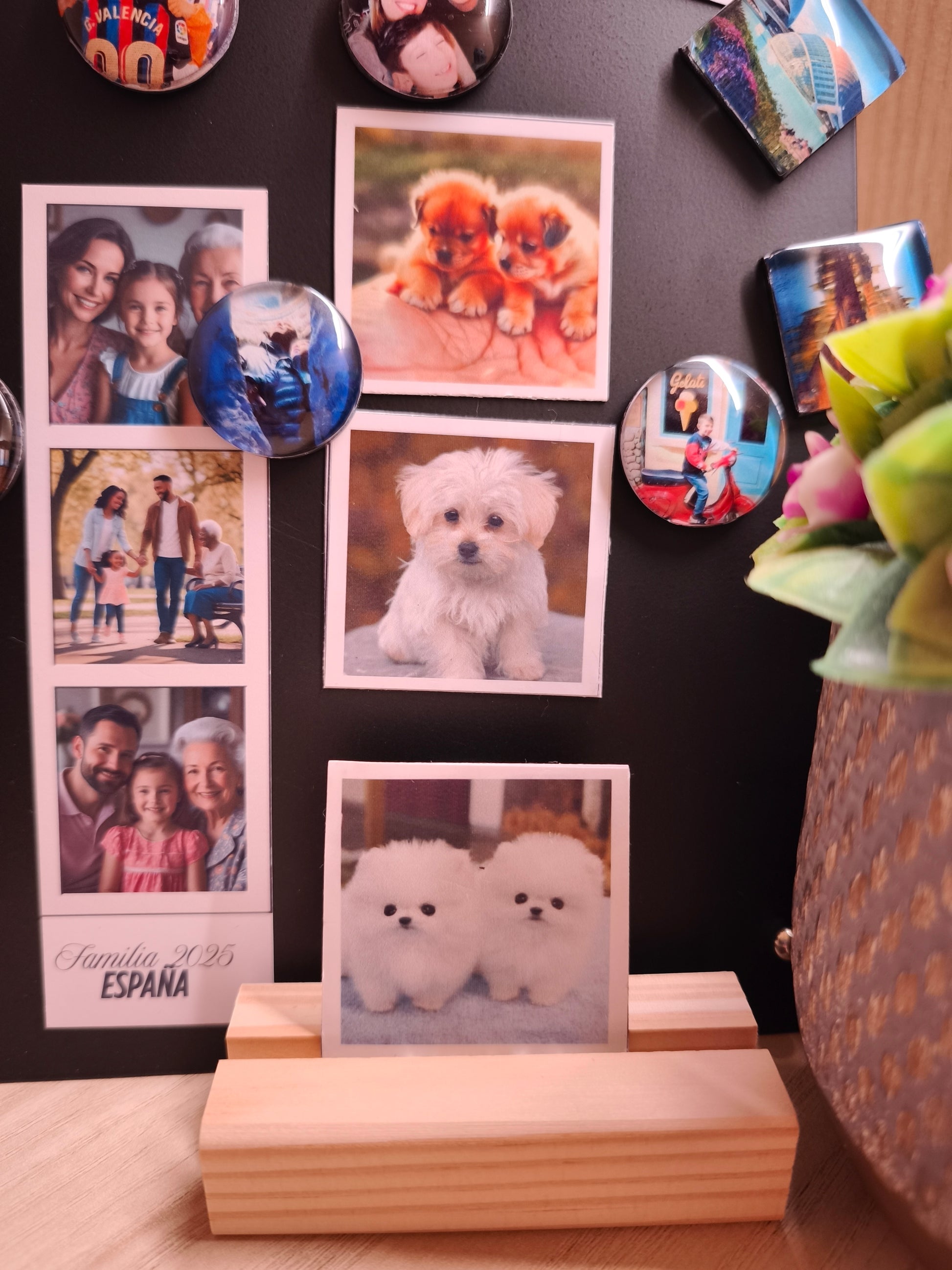 Set de 9 Imanes Personalizados Flexibles 5X5 - ALTO BRILLO
