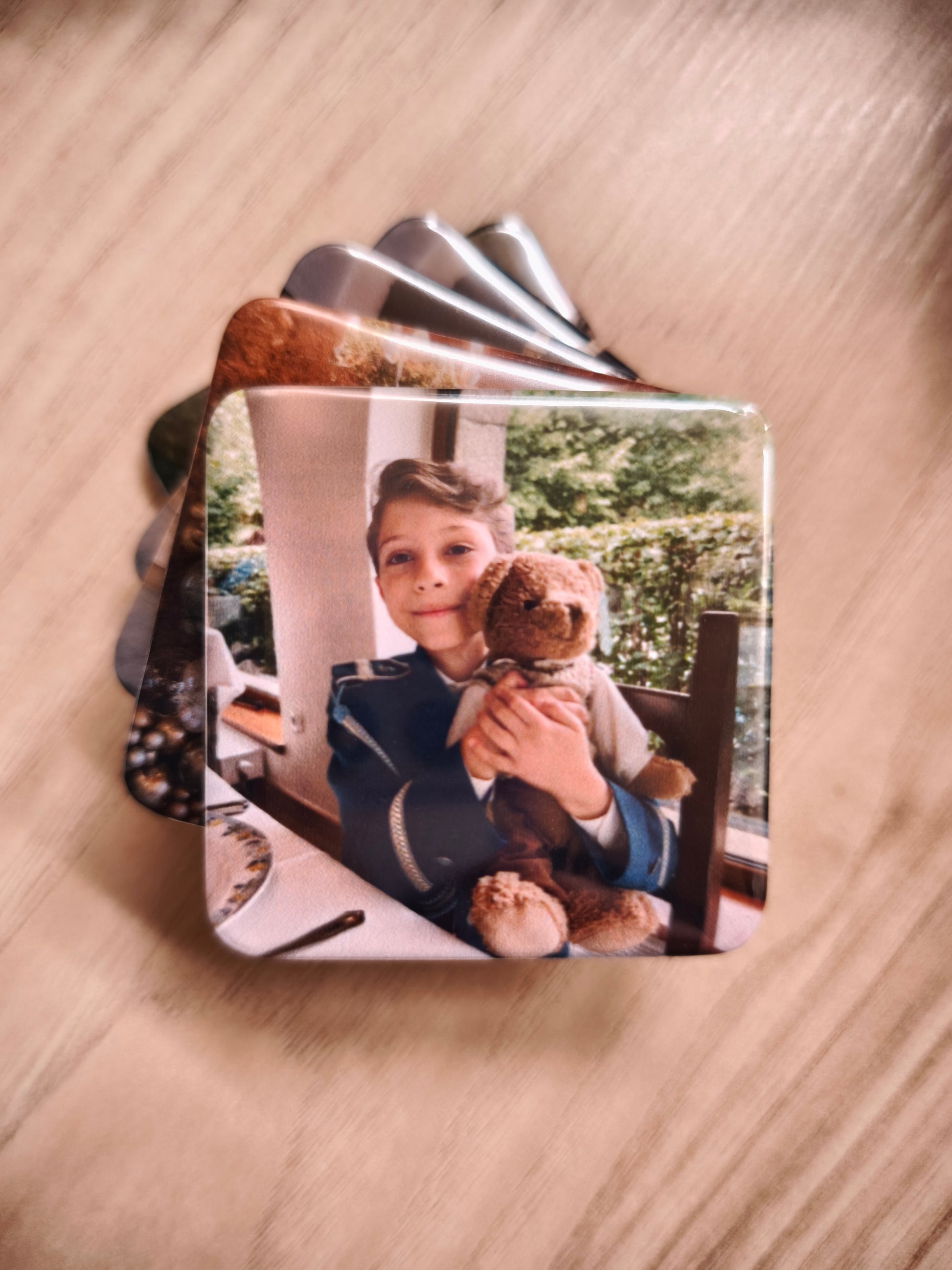 Imanes personalizados Set de 9 - Alto brillo con película protectora