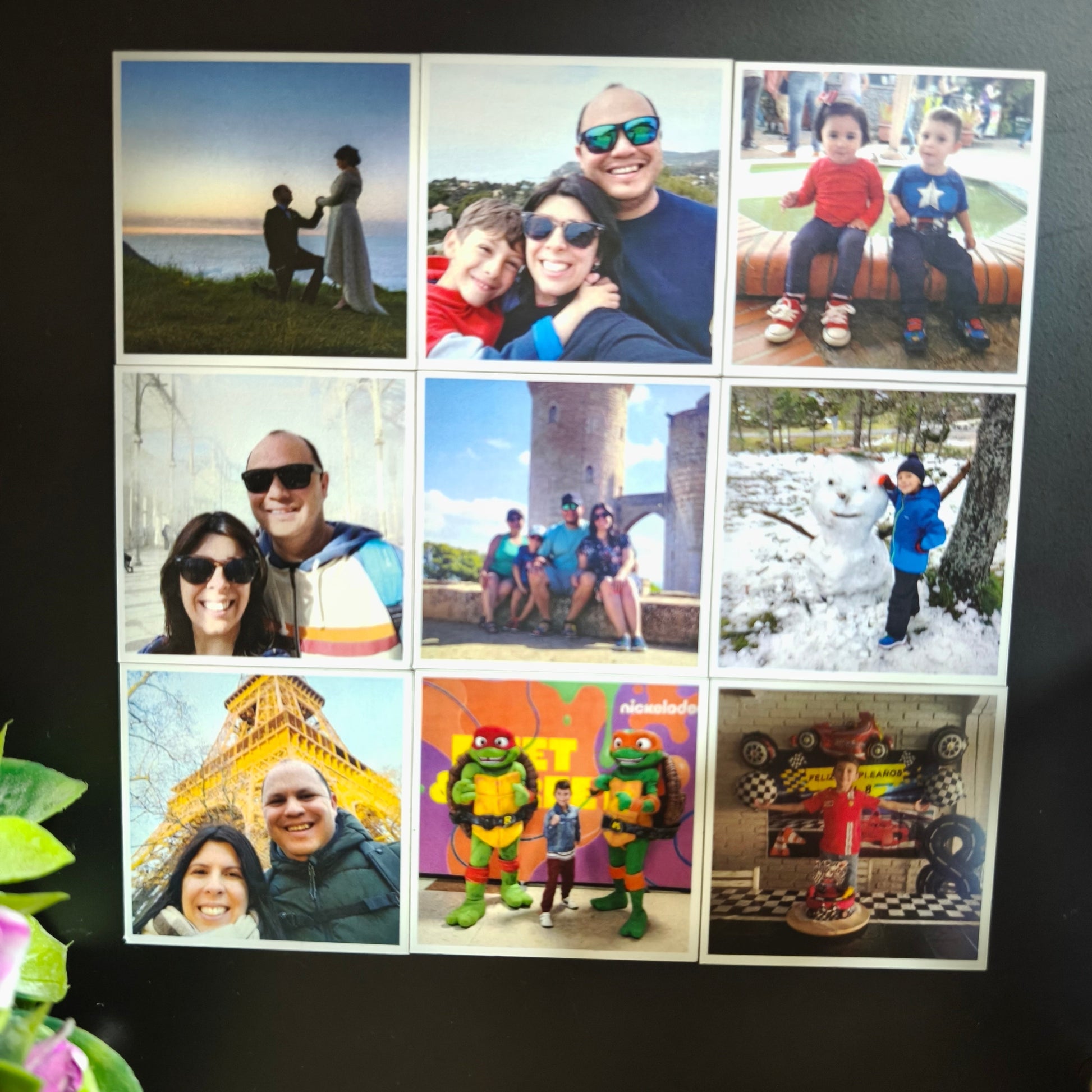 Set de 9 Imanes Personalizados Flexibles 5X5 - ALTO BRILLO