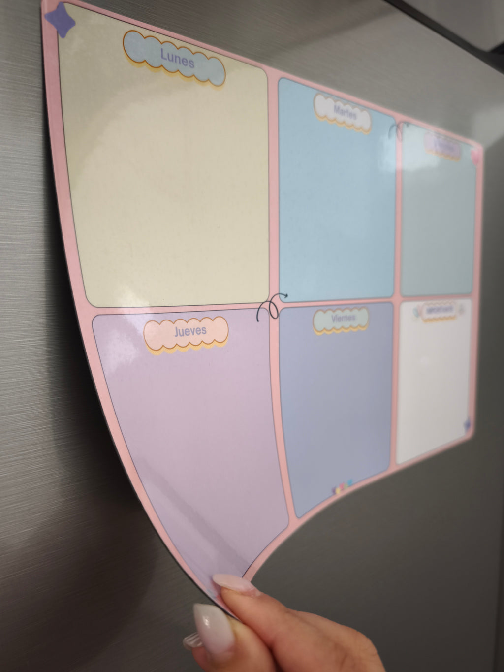 Planificador Arcoíris – organiza tu semana con color y alegría