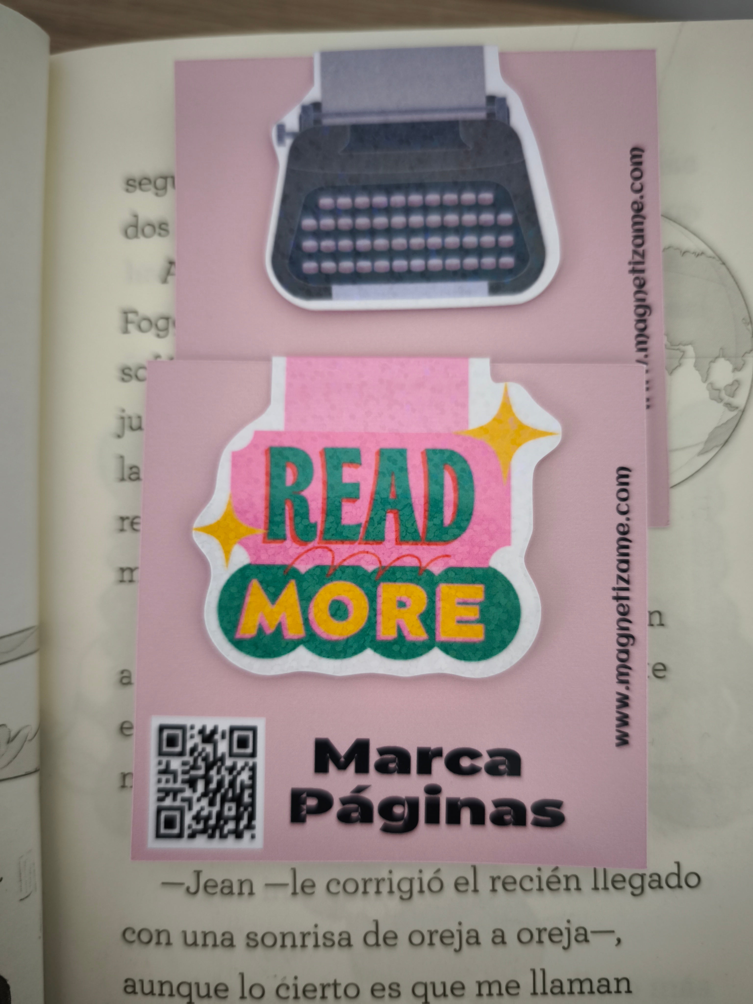 Pack de 3 marcapáginas magnéticos personalizados – Marca tus lecturas con tus recuerdos