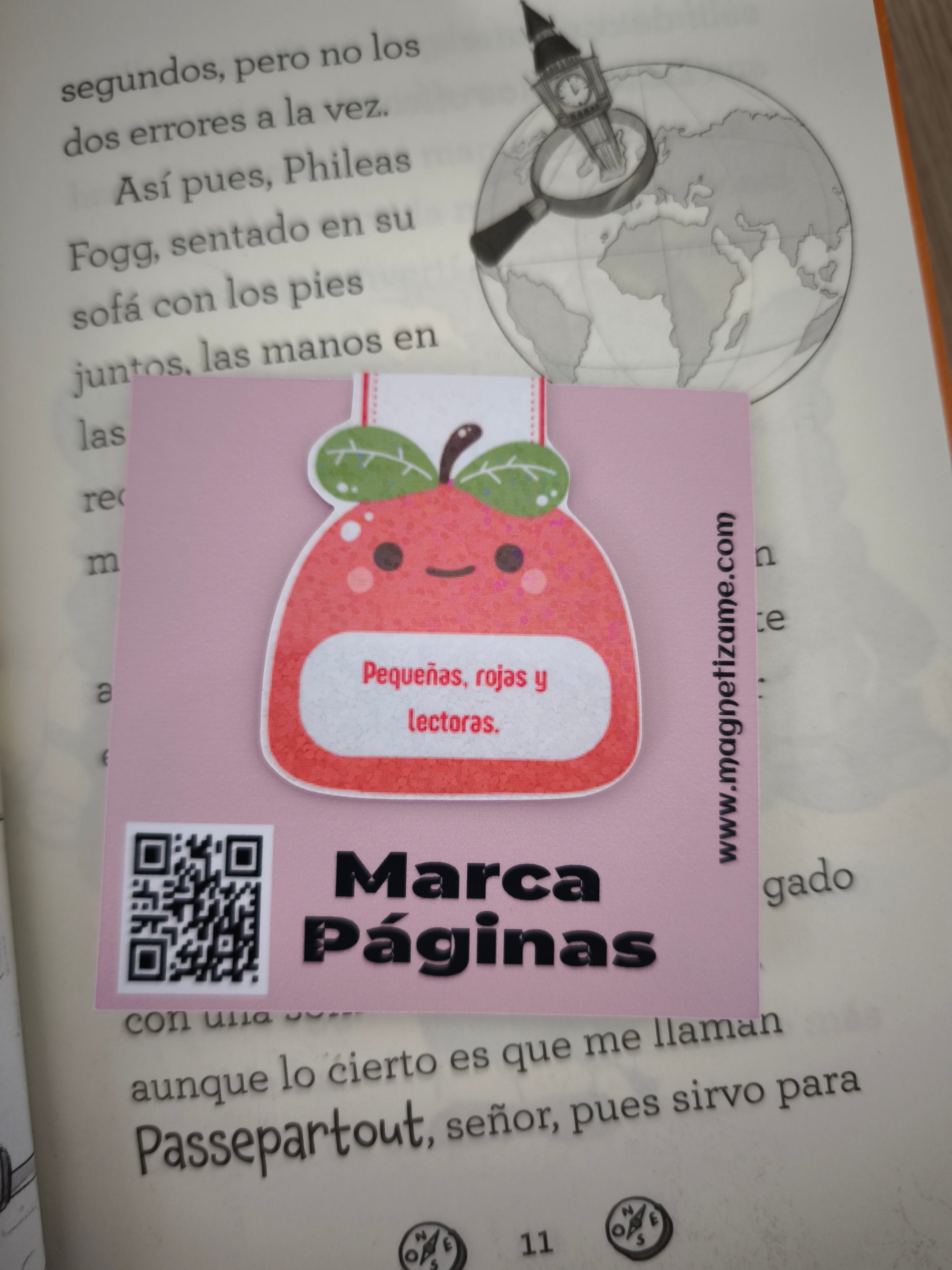 Pack de 3 marcapáginas magnéticos personalizados – Marca tus lecturas con tus recuerdos
