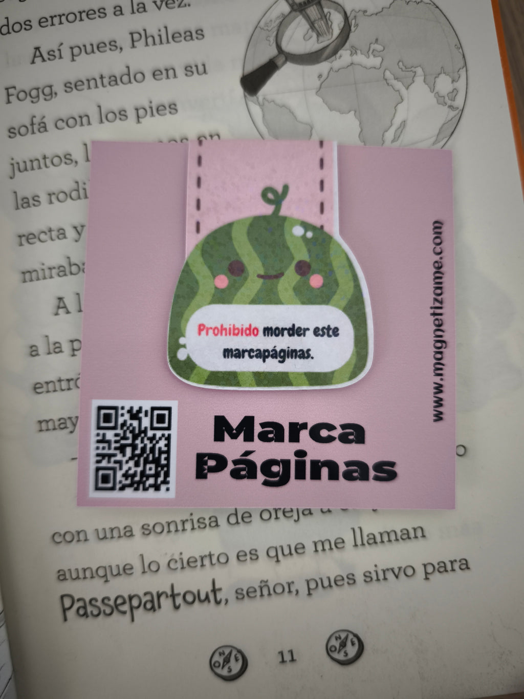 Set de 3 marcapáginas magnéticos personalizados – Marca tus lecturas con tus recuerdos