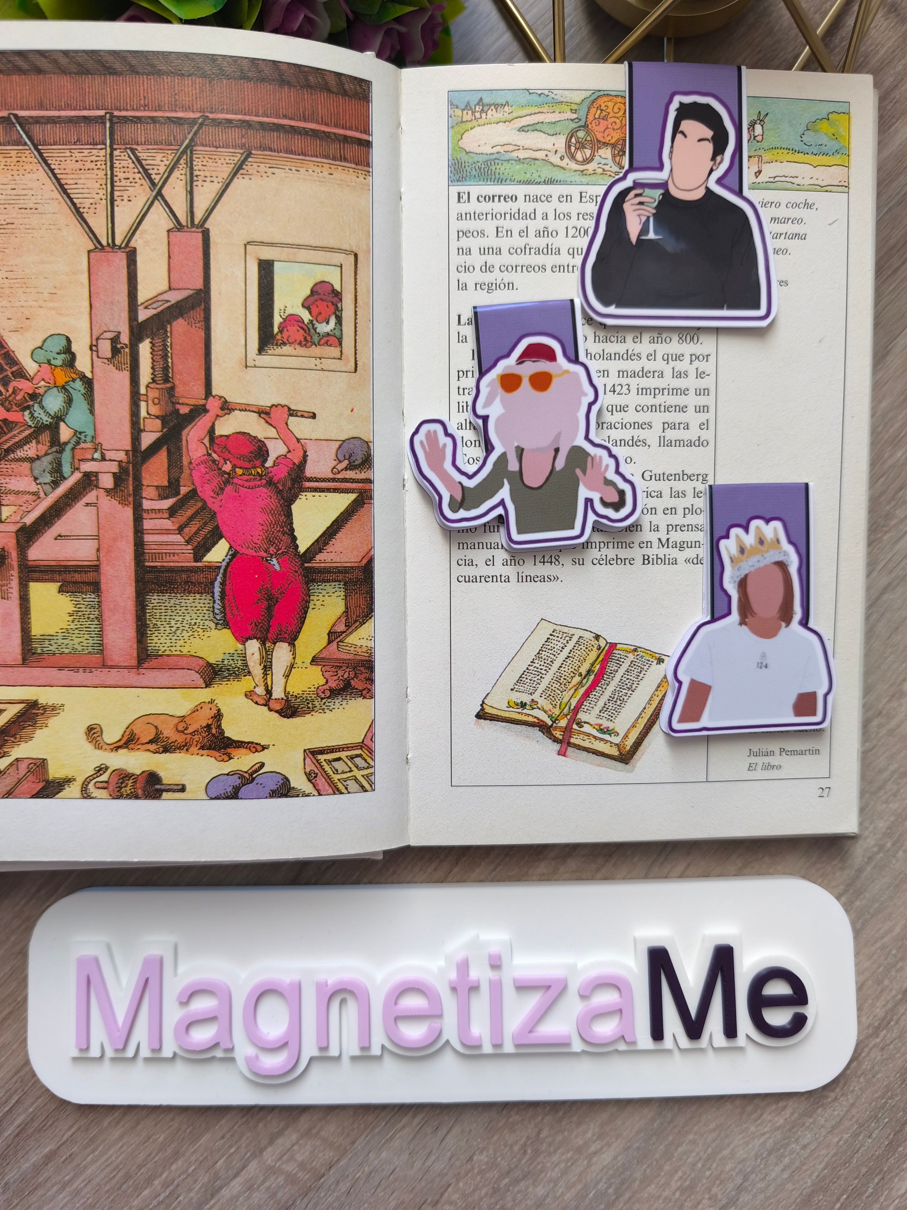 Pack de 3 Marcapáginas – Inspirados en Friends (Serie)