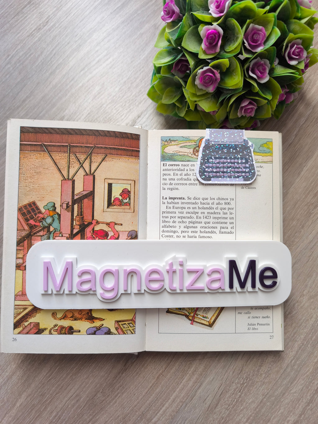 Set de 3 marcapáginas magnéticos personalizados – Marca tus lecturas con tus recuerdos