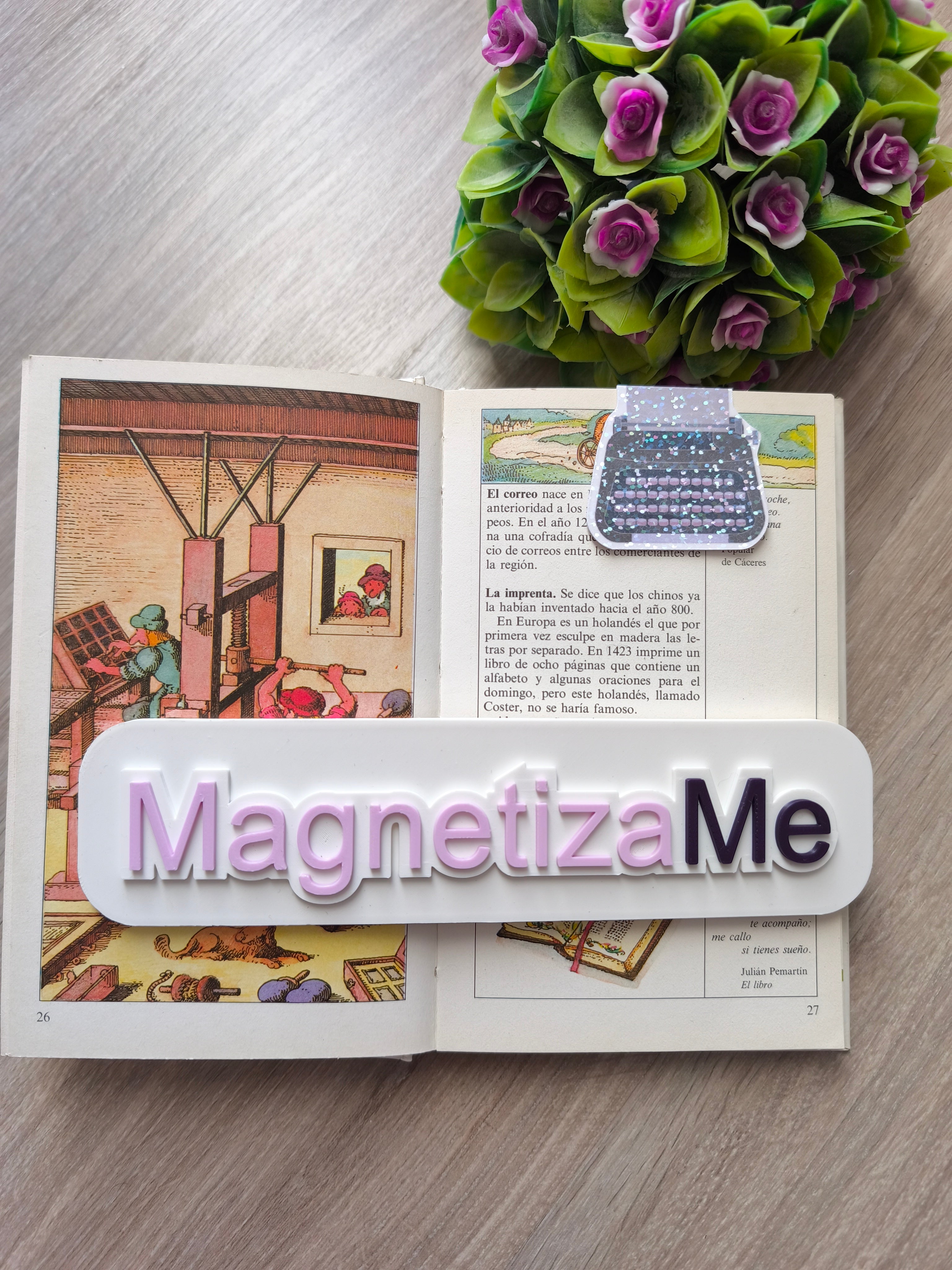 Pack de 3 marcapáginas magnéticos personalizados – Marca tus lecturas con tus recuerdos