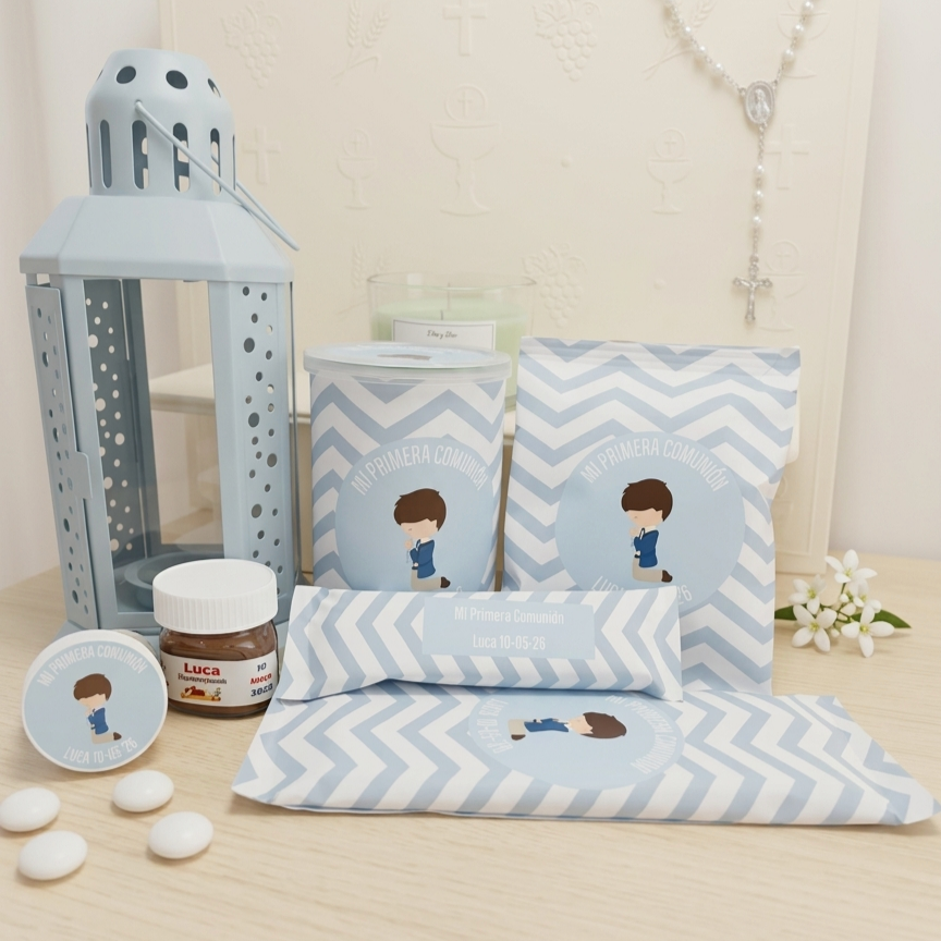🎉 Pack Mesa Dulce Comunión – 40 Detalles Personalizados