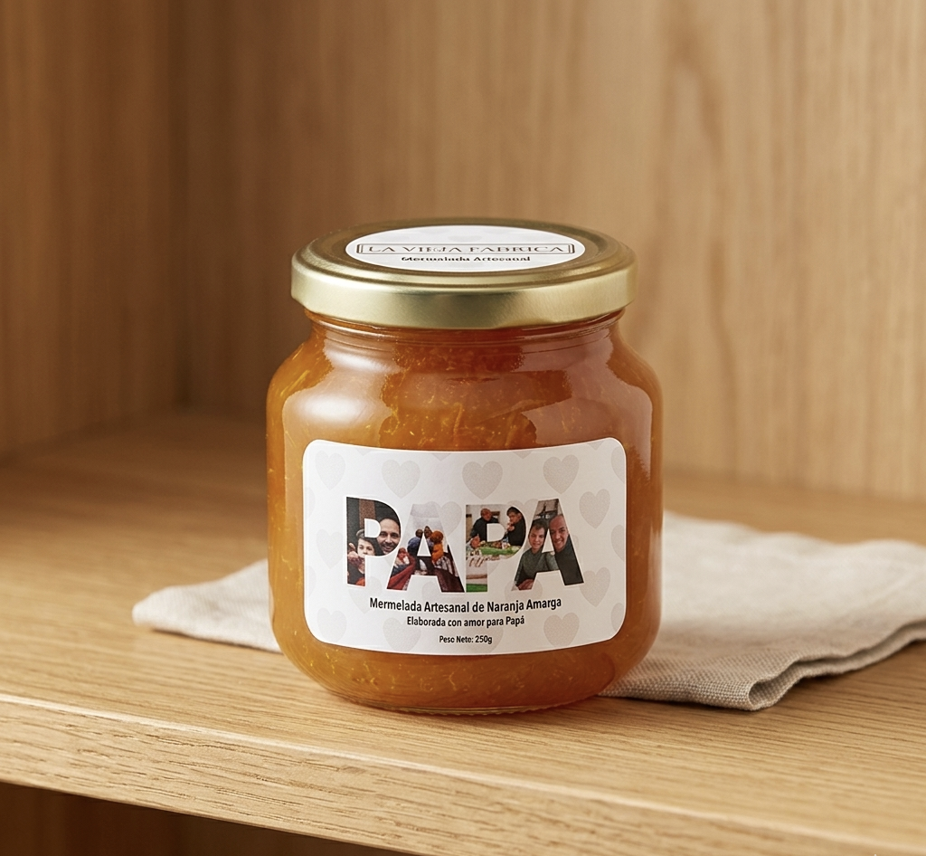 Caja Regalo Personalizada Día del Padre con Fotos – Pack Dulce + Cerveza “Papá”