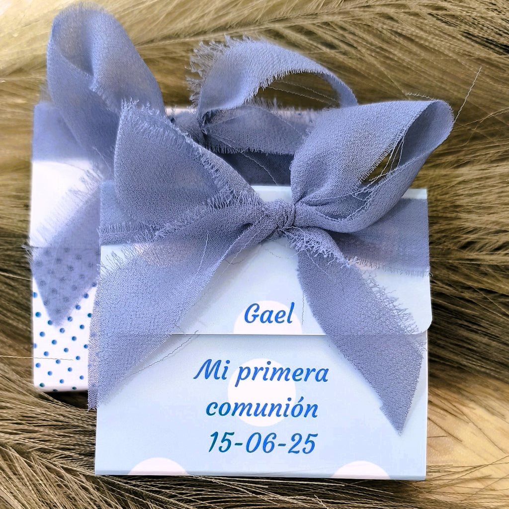 Pack Imanes Personalizados Alto brillo con Cajita – Detalles para Bautizo, Boda o Comunión