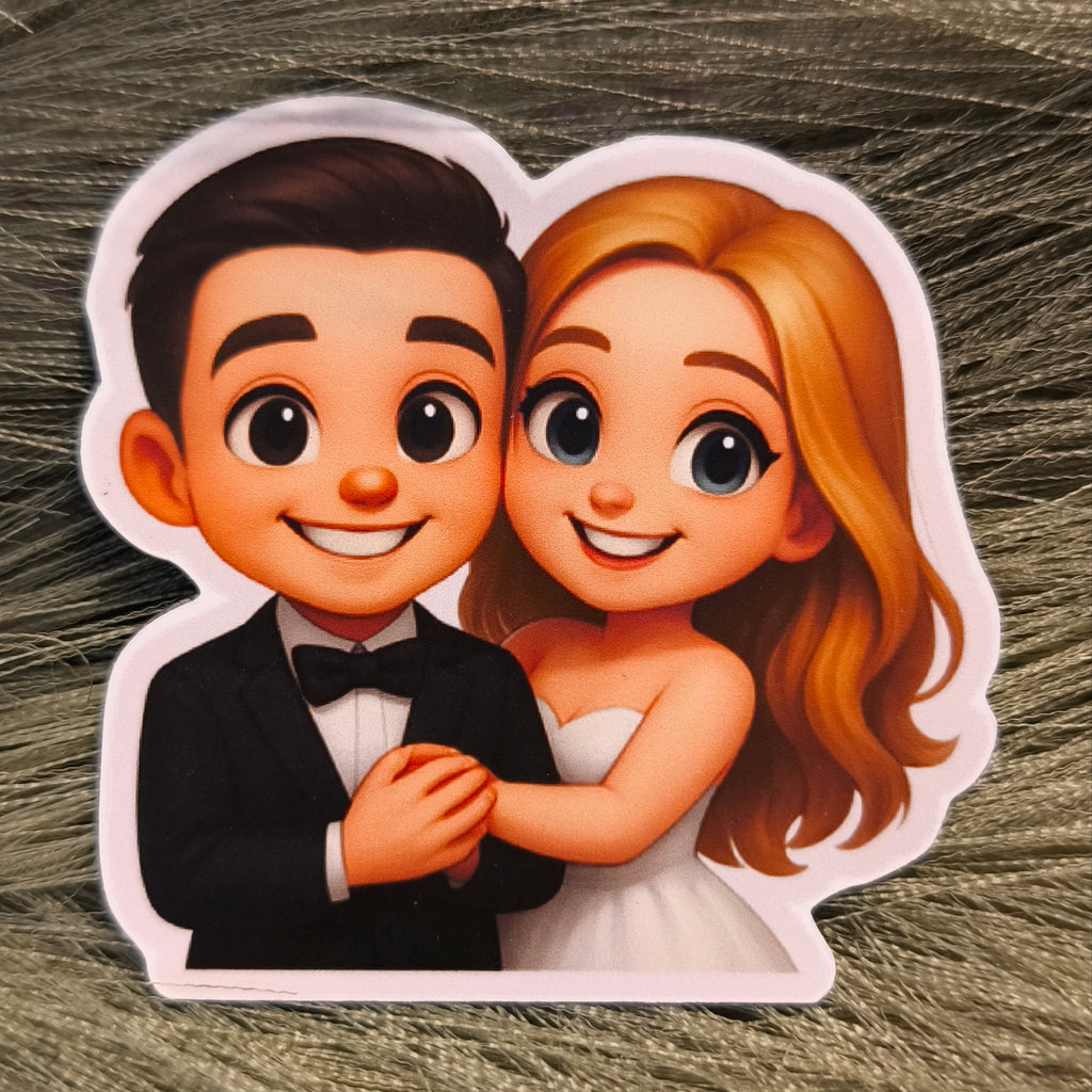 Imanes personalizados Chibi 3D para eventos | Bodas, bautizos y comuniones |Pack 16 Unidades