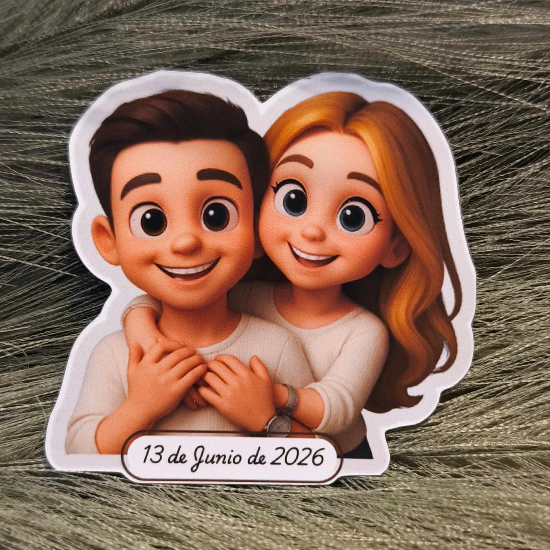 Imanes personalizados Chibi 3D para eventos | Bodas, bautizos y comuniones |Pack 16 Unidades