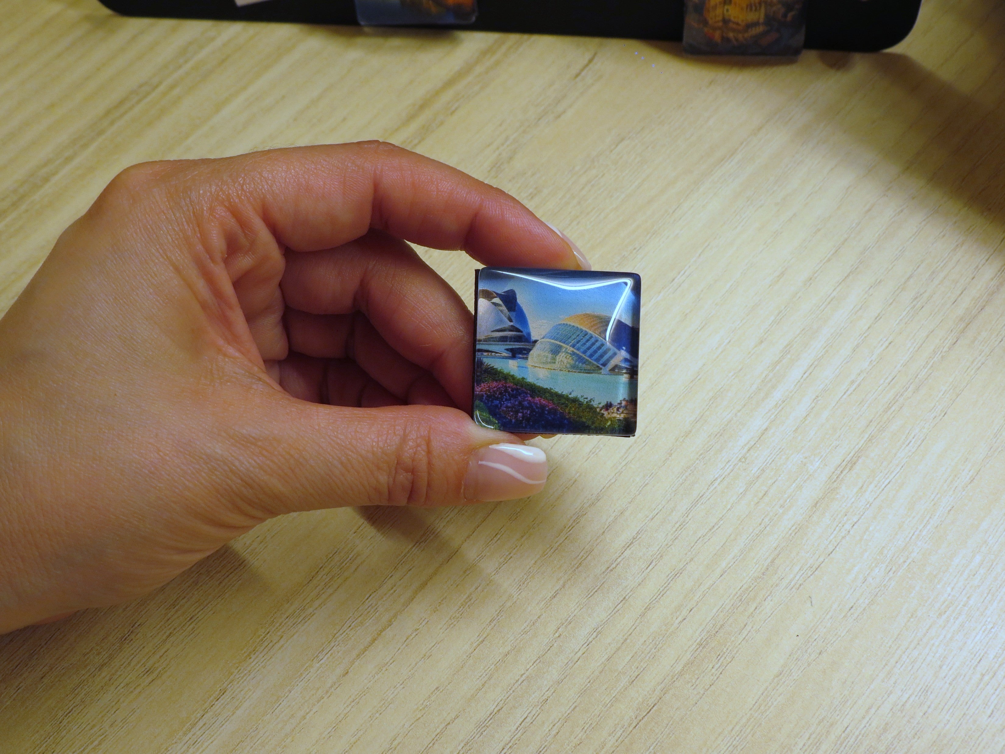 imanes con foto souvenir