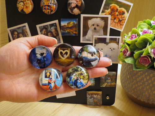 Imanes Personalizados de Burbuja - Redondos SET DE 10 UNIDADES