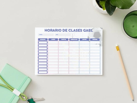 Calendario Magnético personalizado para Nevera – Pizarra Reutilizable A4 con 2 Rotuladores Imantados