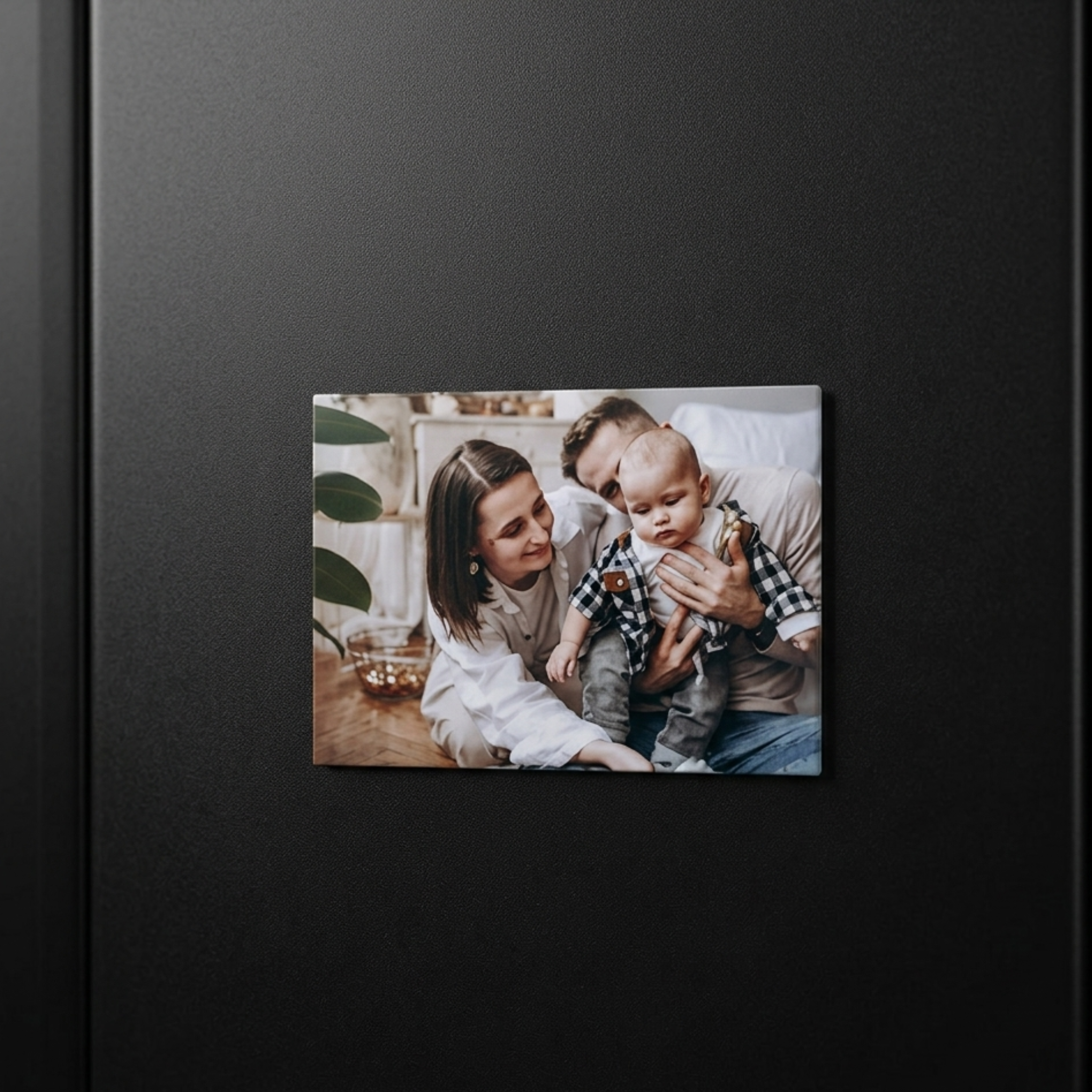 iman de familia rectangular